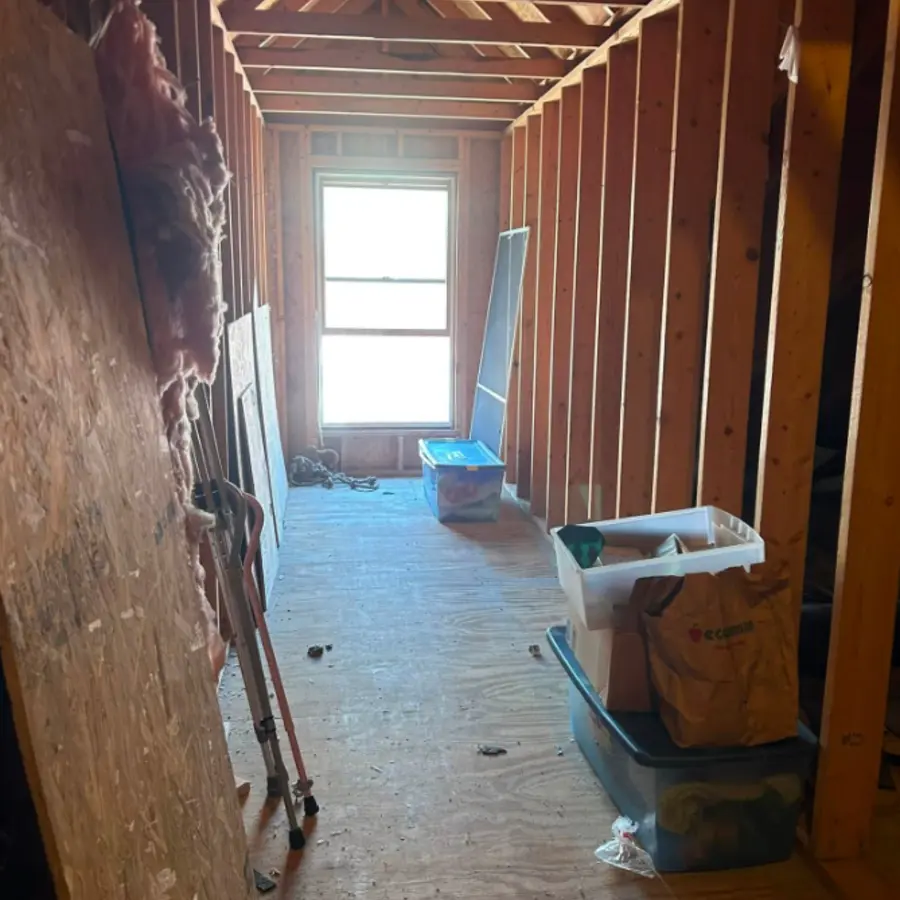 Furniture attic cleared after cleanout