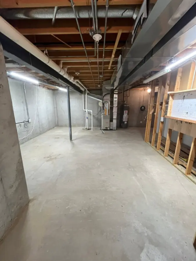 Basement workshop cleared after cleanout