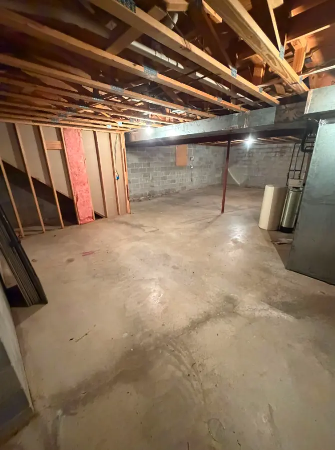 Large basement cleared after cleanout