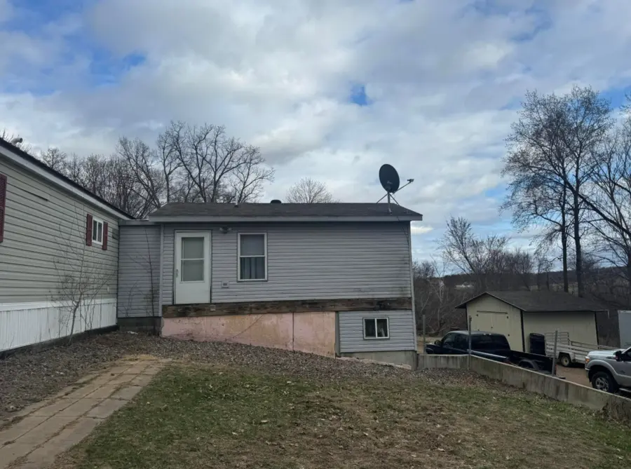 House exterior cleared after raised deck removal