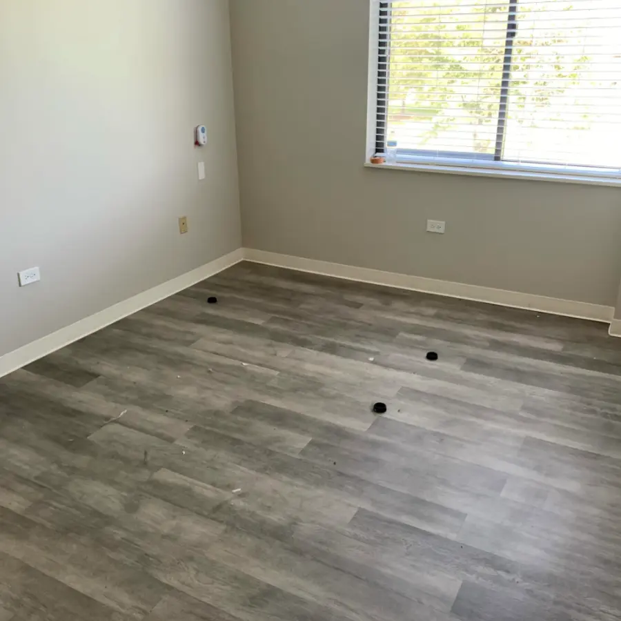 Room cleared after bed and mattress removal